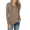 Women Top sweater like New Women Solid Color Long-sleeves