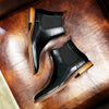 Brand Men Chelsea Boots Work Shoes Genuine Cow Leather Handmade Boot Shoes for Formal Dress Formal Business Party New