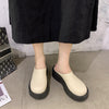 Spring Flats Women Shoes Round Toe Loafers Platform Black Beige Moccasin Mules Shoes for Women