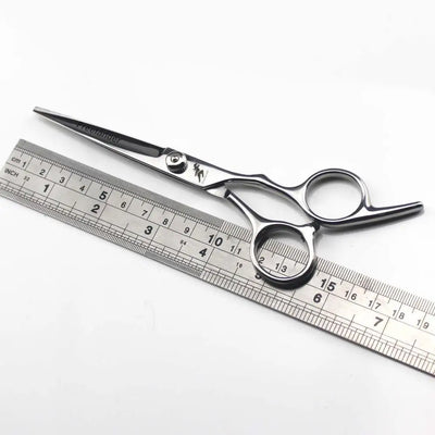 Professional Hairdressing scissors hair styling tool straight scissors 6 inch Cutting & Thinning scissors Barber shears