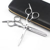 Professional Hairdressing scissors hair styling tool straight scissors 6 inch Cutting & Thinning scissors Barber shears