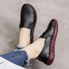 Soft Bottom Women Flats Genuine Leather Mother Shoes Comfort Oxford Shoes For Women Shoes Women Loafers Moccasins Plus Size 42