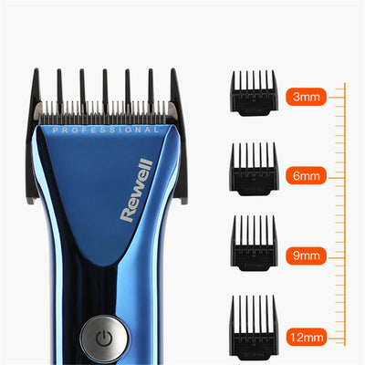 Professional Hair Clipper for Men Barber Haircut Machine 2 Speeds Rechargeable Hair Trimmer Titanium Blade Cutting Shaving Set