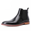 Brand Men Chelsea Boots Work Shoes Genuine Cow Leather Handmade Boot Shoes for Formal Dress Formal Business Party New