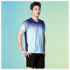 Men Suit Badminton wear short-sleeved shirt quick-drying breathable shorts competition training suit  sportswear