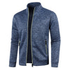 2022 Autumn Winter Men Zipper Knit Long Sleeves Thin Cashmere Fashion Top Sweater Coat