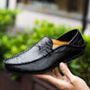 Italian Men's Shoes Casual Luxury Brand Summer Men Loafers Genuine Leather Moccasins Light Breathable Slip-on Boat Shoes