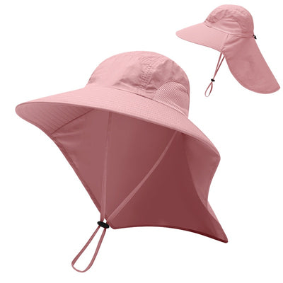 2022 New Outdoor Summer Sunscreen Hat Breathable Men and Women Sunshade Fisherman Hat UV Protection Hiking Hat Fishing Hat