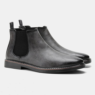 Men Chelsea boots brand retro leather men Ankle boots Comfortable shoes for men