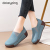 Summer Breathable Women Shoes Flat Platform Ladies Loafers Leather Wedge Female Sneakers Moccasins Slip on Casual Shoe Women