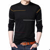 Male Striped Pullover Sweater New Autumn New Men Sweater Fashion Slim Fit Pullover Men Brand Clothing Turtleneck Shirt