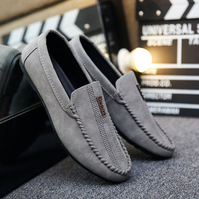 Leather Men Shoes Luxury Brand  Italian Casual Mens Loafers Moccasins Breathable Slip On Black Man Driving Designer Shoes