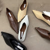 Pointed Toe Woven Flat Shoes 2022 New Fashion Shallow Ballet Flats Female Ballerina Double Wearing Mule Slip Loafer