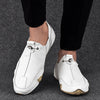 Mens Sneakers Casual Slip On Loafers Outdoor Light Flats Autumn Genuine Leather Shoes Comfortable Solid Color Men's Sneakers