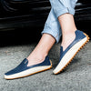 Summer Blue Low Flat Shoes Loafers Men Ultra-Light Classic Driving Shoes Male Size Soft Leather Boat Shoes Men Casual Shoes