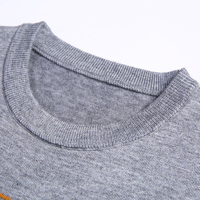 Male Striped Pullover Sweater New Autumn New Men Sweater Fashion Slim Fit Pullover Men Brand Clothing Turtleneck Shirt