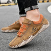 Men Sneakers Casual Shoes Light Mens Driving Shoes Comfortable Pu Leather Loafers Outdoor Sports Flats Solid Color Sneakers