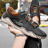 Men Sneakers Casual Shoes Light Mens Driving Shoes Comfortable Pu Leather Loafers Outdoor Sports Flats Solid Color Sneakers