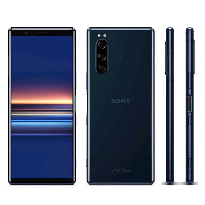 Sony Xperia 5 J9210 Android Mobile Phone 4G LTE 6.1" Octa Core 6GB&128GB Dual SIM 13MP&5MP Triple Cameras NFC Fingerprint