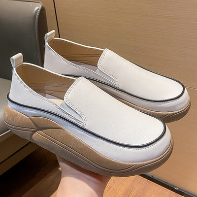 Sneakers Women Shoes 2023 Loafers Platform Casual Shoes Flats Vulcanized Shoes Sports Autumn Solid Color Slip On Designer Beach