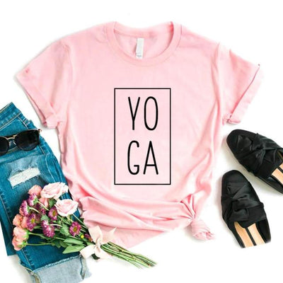 Yoga square Print Women T-shirts Cotton Casual Funny t Shirt For Lady  Yong Girl Top Tee Hipster 6 Color