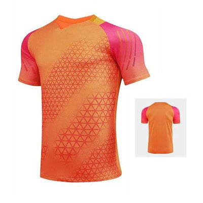 Tennis shirts Female Male , Girl Table Tennis Kit uniforms , Polyester Badminton T Shirt , Ping Pong Clothes Team Game Jerseys