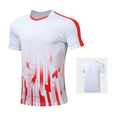 Tennis shirts Female Male , Girl Table Tennis Kit uniforms , Polyester Badminton T Shirt , Ping Pong Clothes Team Game Jerseys