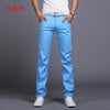 New Casual Pants Men Cotton Slim Fit Chinos Style