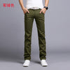 New Casual Pants Men Cotton Slim Fit Chinos Style