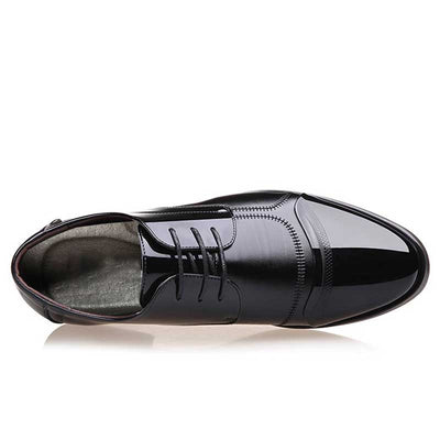 Luxury Business Oxford Leather Shoes Men Breathable Rubber Formal Dress Shoes Male Office Wedding Flats Footwear Mocassin Homme