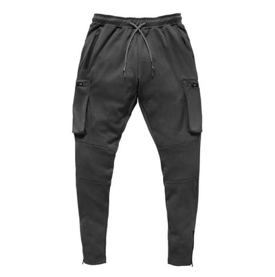 Men's Jogger Pants Sweatpants Man Gym's Workout Fitness Cotton Trousers Male Casual Fashion Skinny Track Pants Zipper