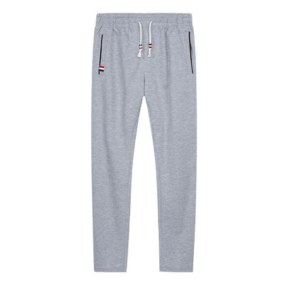 Sweatpants Plus Size Men Joggers Track Pants Elastic Waist Sport Casual Trousers Baggy Fitness Gym Clothing Black Grey