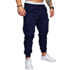 Pants Hip Hop Harem Joggers Pants  New Male Trousers Men Joggers Solid Multi-pocket Pants