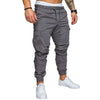 Pants Hip Hop Harem Joggers Pants  New Male Trousers Men Joggers Solid Multi-pocket Pants