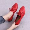 New Big size 2020 spring women flats shoes women genuine leather flats ladies shoes female cutout slip on ballet flat loafers