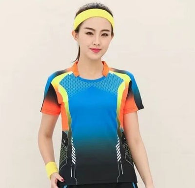 Tennis T shirt For Women / Men , badminton shorts , tennis, team sportswear uniforms