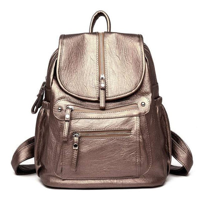 Women High quality leather Backpacks Vintage Female Shoulder Bag Sac a Dos Travel Ladies Bag pack  School Bags For Girls