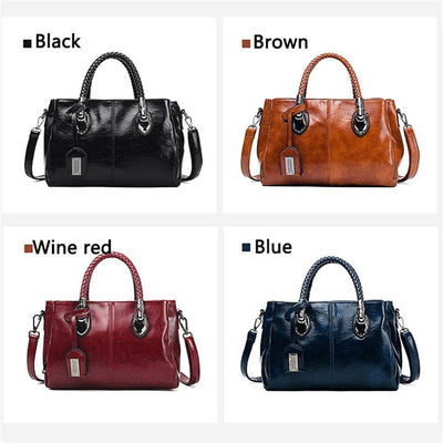 Luxury handbags women bags designer Crossbody shoulder bags for women 2021 Vintage Oil Wax leather bag sac