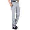 Summer Linen Business Casual Pants For Men Big Size Male Formal Classic Breathable Thin Office Suit Trousers For Mens