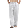 Linen Trousers for Men Wide Cargo Pants Summer Oversize  Streetwear Spring