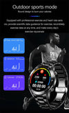 LIGE Fashion Full Circle Touch Screen Men's Smart Watches  IP68 Waterproof Sports Fitness Watch Luxury Smart Watch for men