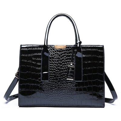 Luxury Womens Bags Designer Crocodile Pattern Shoulder Bag PU Leather Brand Woman Crossbody Casual Handbag  Women Tote Bags Sac