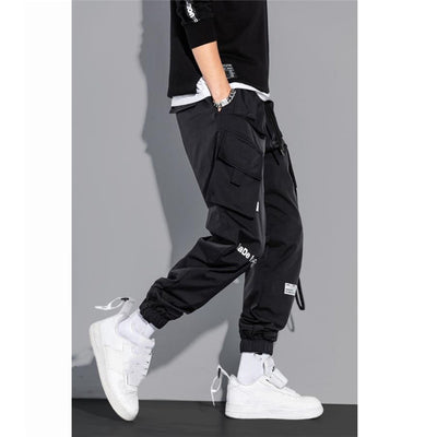 Men's Cargo Pants Fashion Hip Hop Multi-pocket Trousers Trendy Streetwear  Sweatpants