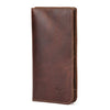 New Fashion Male Genuine Leather Designer Organizer Standard Business Card Holder Checkbook Long Chain