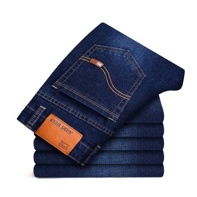 High Quality Cotton Denim Jeans Men  Straight Casual Jeans Pants