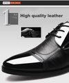 Luxury Business Oxford Leather Shoes Men Breathable Rubber Formal Dress Shoes Male Office Wedding Flats Footwear Mocassin Homme