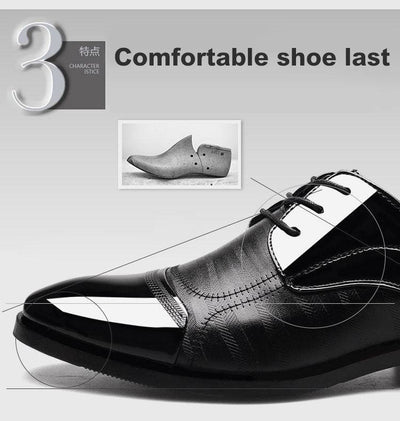 Luxury Business Oxford Leather Shoes Men Breathable Rubber Formal Dress Shoes Male Office Wedding Flats Footwear Mocassin Homme