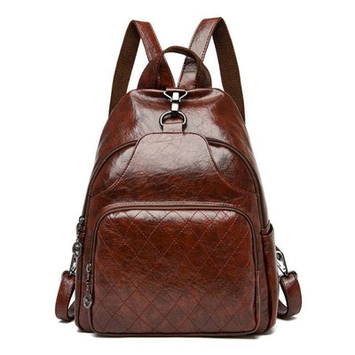 Lanyibaige 2022 New Women Back Pack Soft Leather Backpack for Teenage Girls Casual Female Large Sac Travel Ladies Bagpack