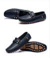 Loafers Men Handmade Leather Shoes Casual Driving Flats Slip-on Shoes Moccasins Boat Shoes Plus Size 37-48