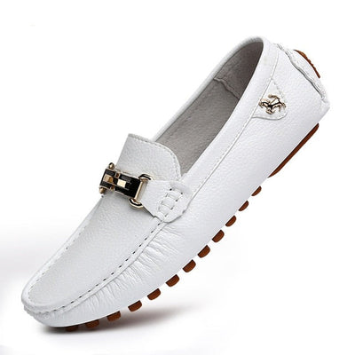 Loafers Soft Moccasins High Quality Spring Autumn Genuine Leather Shoe Men Casual Flats Driving Shoes